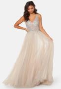 Christian Koehlert Sparkling Tulle Dream Dress Ghost Gray 38