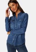 VILA Bista Denim Shirt Dark Blue Denim XS