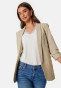 Pieces Pcbosella 3/4 Blazer Light beige Light beige - XXL