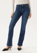 ONLY Blush Mid Flared Denim Dark Blue Denim XL/32