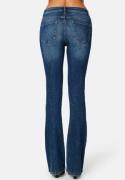 ONLY Blush Mid Flared Denim Dark Blue Denim M/30