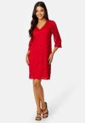 Happy Holly Belinda lace dress Red 32/34