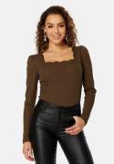 ONLY Alma L/S Top Chocolate Martini XL