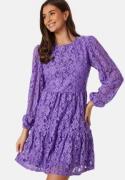 BUBBLEROOM Blanca lace dress Lavender 40