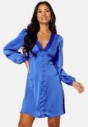 BUBBLEROOM Lucinda satin dress Blue 34