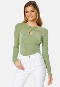 BUBBLEROOM Stefany cut out top Green S