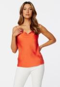 VILA Ravenna Singlet Strap Top Tigerlily 34