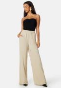 Pieces Flore HW Wide Pants White Pepper XS