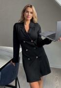 BUBBLEROOM Sylvie Blazer Dress Black XS