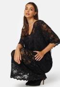 VILA Vilorna 2/4 Lace Midi Dress Black 34