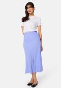 Pieces Pcfranan HW Midi Skirt Blue-lilac XS