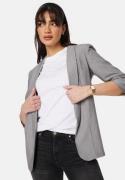 Pieces Pcbosella 3/4 Blazer Light Grey Melange M