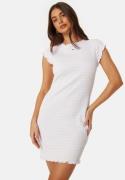 TOMMY JEANS Bodycon Smock Dress YBR White XS