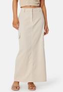 BUBBLEROOM Cargo Maxi Skirt Beige S