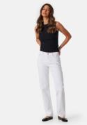 BUBBLEROOM Low Waist Straight Jeans Offwhite 34