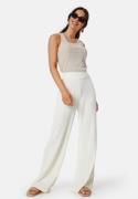 BUBBLEROOM Odelle Wide High Waist Pants Offwhite 40