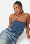 BUBBLEROOM Bustier Denim Top Medium denim 40