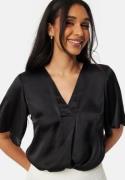 BUBBLEROOM Pasion Satin Blouse Black XS