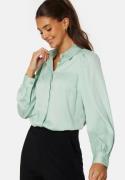 BUBBLEROOM Nicole Puff Sleeve Shirt Dusty green 34