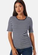 GANT Slim Striped Ribb T-Shirt Blue M