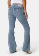 True Religion Becca Mid Rise Bootcut Flap Peak Spot 31