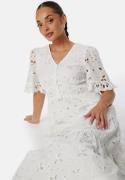 YAS Yaskanikka 2/4 Midi Dress Star White L