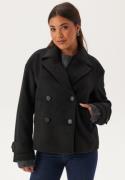 BUBBLEROOM Short Wool Blend Jacket Black M