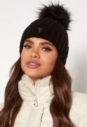 ROCKANDBLUE Pom Pom Hat Black/Black Onesize