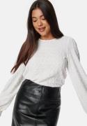 BUBBLEROOM Structure Puff Sleeve Top White XS