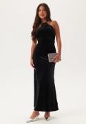 YAS Yasrosetta Strap Long Dress Black XS