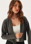 VILA Viluna L/S CARDIGAN  Dark Grey Melange S