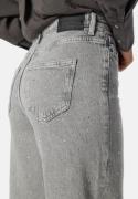 VERO MODA Vmtessa Hr Wide Jeans Rhines Medium Grey Denim/Rhinestone 27...