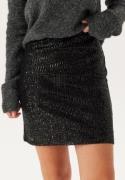 VILA Visparkling Hw Short Skirt Black M