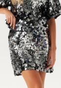 SELECTED FEMME Slftana Hw Short Sequins Skirt silver 38