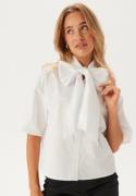 SELECTED FEMME Slfjuno 3/4 BOW SHIRT  Bright White 40