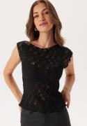 BUBBLEROOM Lace Top Black XL