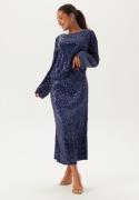 Happy Holly Sequin A-line Midi Skirt Midnight blue 52/54