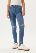 Pieces Pcdana Mw Dest Skinny Medium Blue Denim L/32