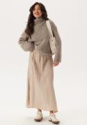 BUBBLEROOM Structured Maxi Skirt Nougat M