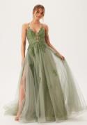 Christian Koehlert Tulle Evening Dress Peppermint Green 36