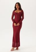 Bardot Avah Midi Dress 191663 Deep Red 42(UK14)