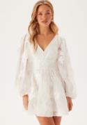 Bardot Eva Chiffon Mini Dress 110601 Orchid White 40(UK12)