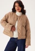 VILA Visibiria L/S POCKET JACKET PO Savannah Tan 38