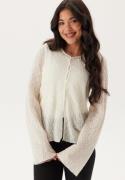 Happy Holly Trumpet Sleeve Lace Cardigan Offwhite 36/38