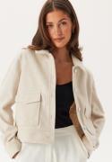 VILA Vijumpy L/S SHORT JACKET - NOOS Super Light Natural Me 38