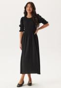 Happy Holly Short Sleeve Smock Dress Black 40/42