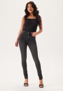 BUBBLEROOM High Full length Superstretch Jeans Dark grey 40