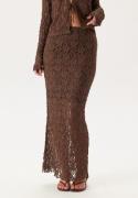 BUBBLEROOM Lace Skirt Brown XS