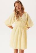 SELECTED FEMME Slfhannah 2/4 Short Wrap Broderi Dress Pastel Yellow 34