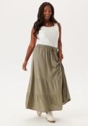 Happy Holly Linen Maxi Skirt Khaki green 36/38